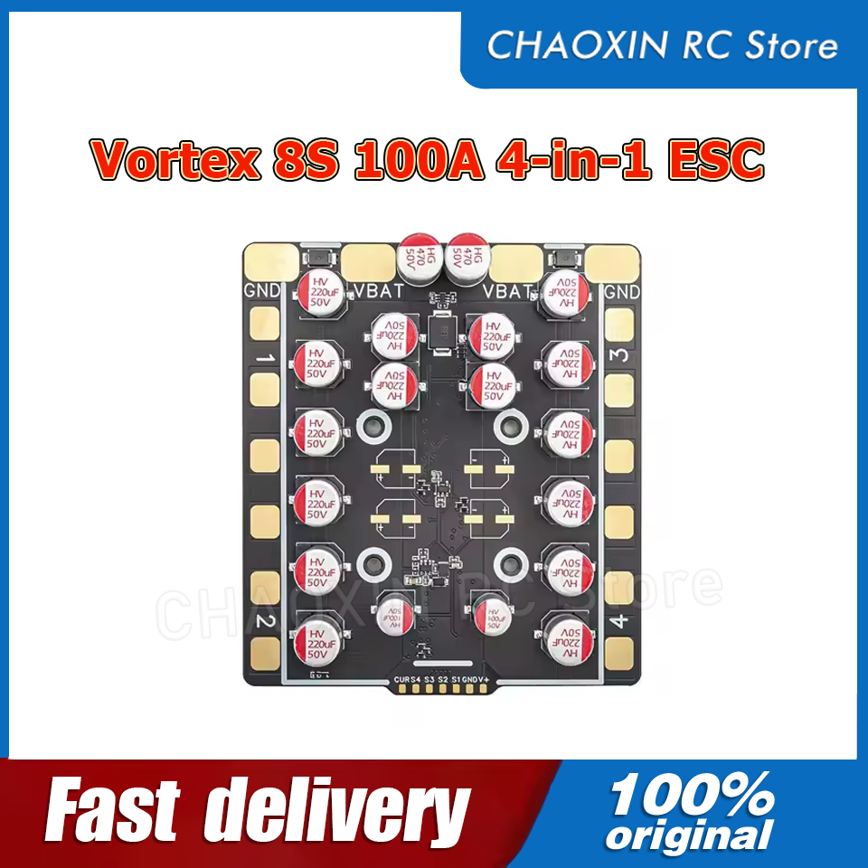 Drone Racing Esc - Vortex 8S 100A 4 em 1