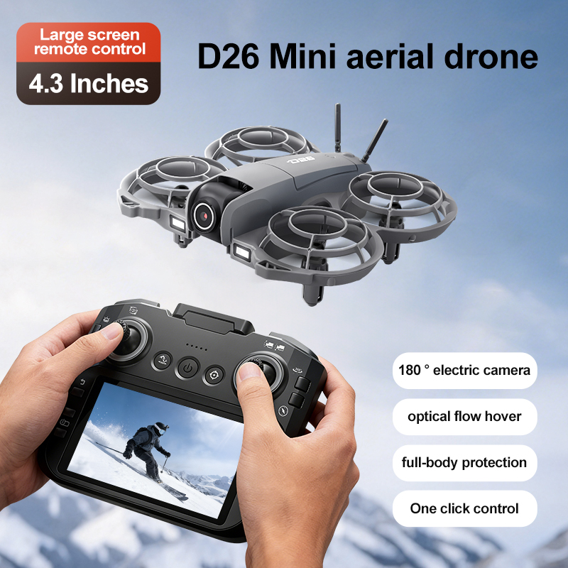 Drone D26 4K Aéreo HD 180 °    - Drone Racing Camera avaliação e preço