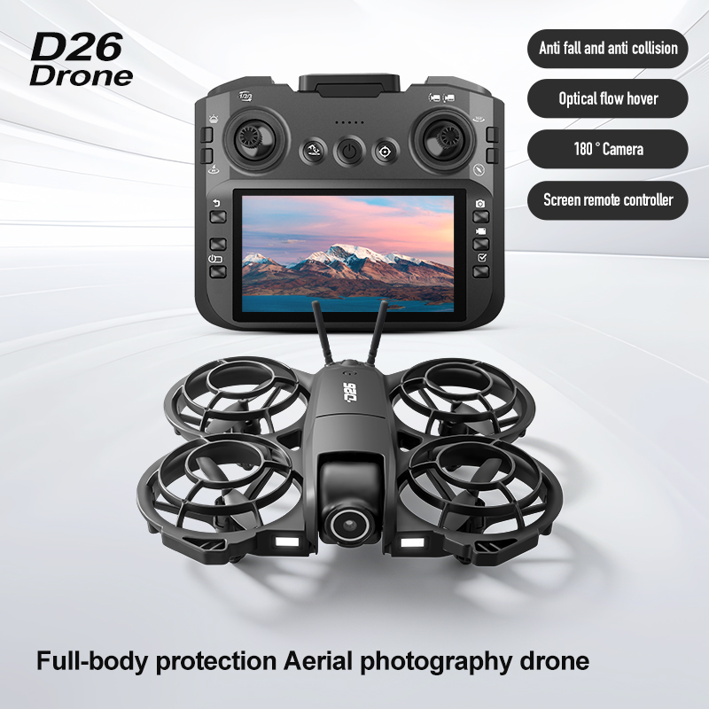 Drone D26 4K Aéreo HD 180 °    - Drone Racing Camera avaliação e preço